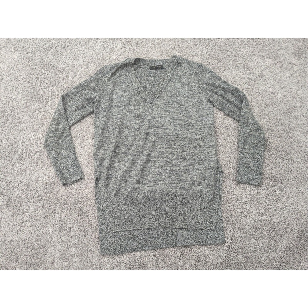Banana Republic Sweater Womens Extra Small Pullover V Neck Gray